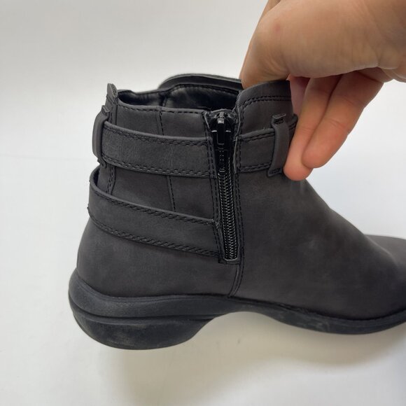 Merrell Westbrook Bluff Ankle Bootie Waterproof Side Zip Buckle Women's 9 Grey - Picture 10 of 13